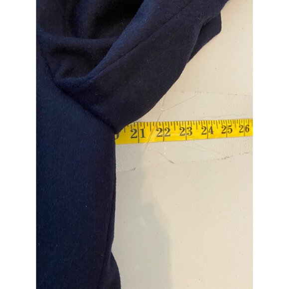 The Limited Collection Womens Navy Blue Wool Blend 3 Button Blazer Small - Picture 8 of 12